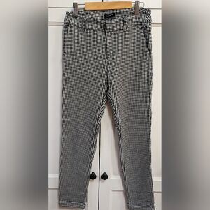 Ankle Dress Pants - Plaid - Size 8